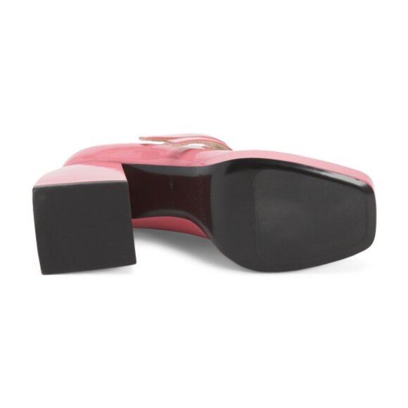 NODALETO Made In Italy Patent Leather Bulla Babies Platform Pumps - Picture 3 of 3